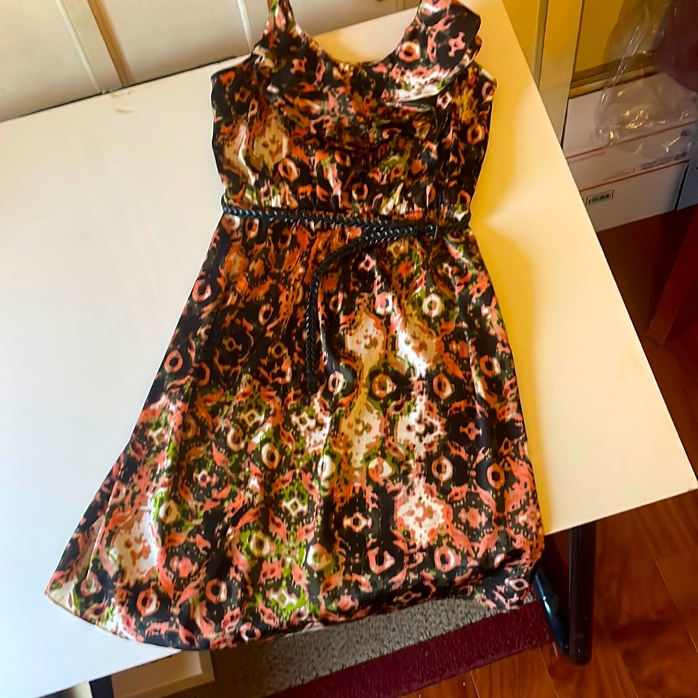 Calvin Klein Ladies Belted L Dress